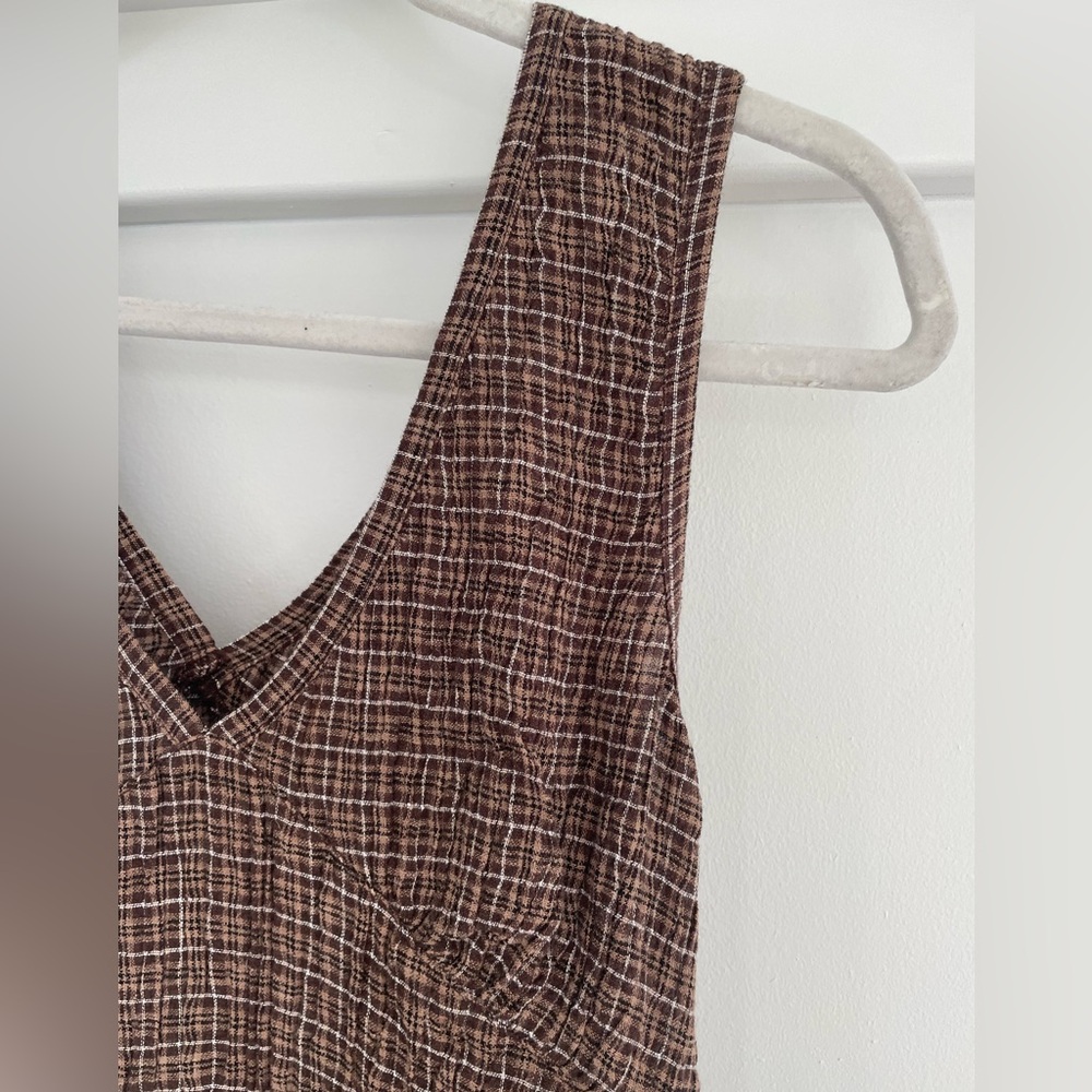 Afends maxi seersucker dress